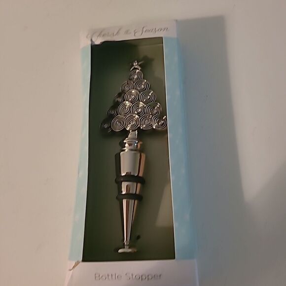 Cherish the Season Bottle Stopper - Picture 1 of 4